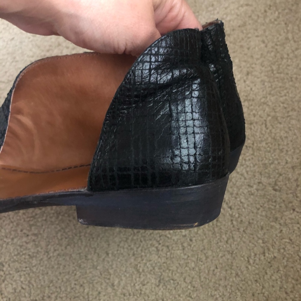 Free People Mont Blanc Textured Open Toe Flats - Picture 4 of 7